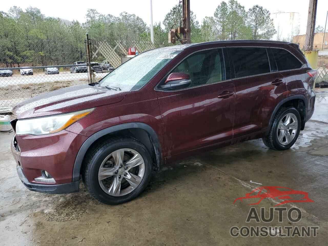 TOYOTA HIGHLANDER 2014 - 5TDYKRFH6ES026623