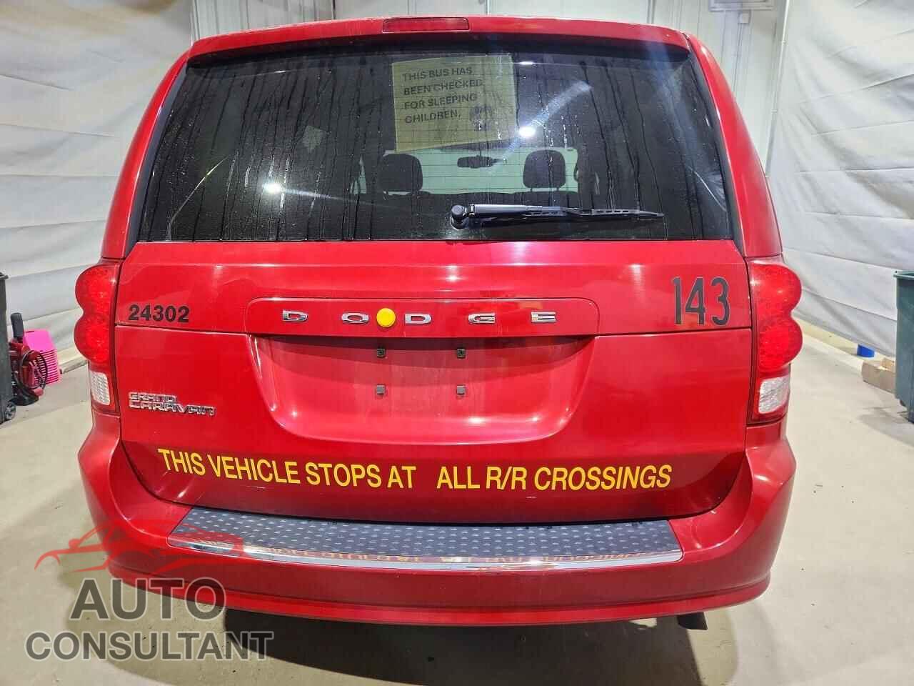 DODGE CARAVAN 2012 - 2C4RDGBG6CR336700