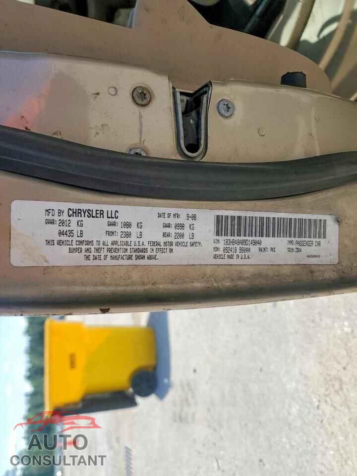 DODGE CALIBER 2009 - 1B3HB48A89D149040