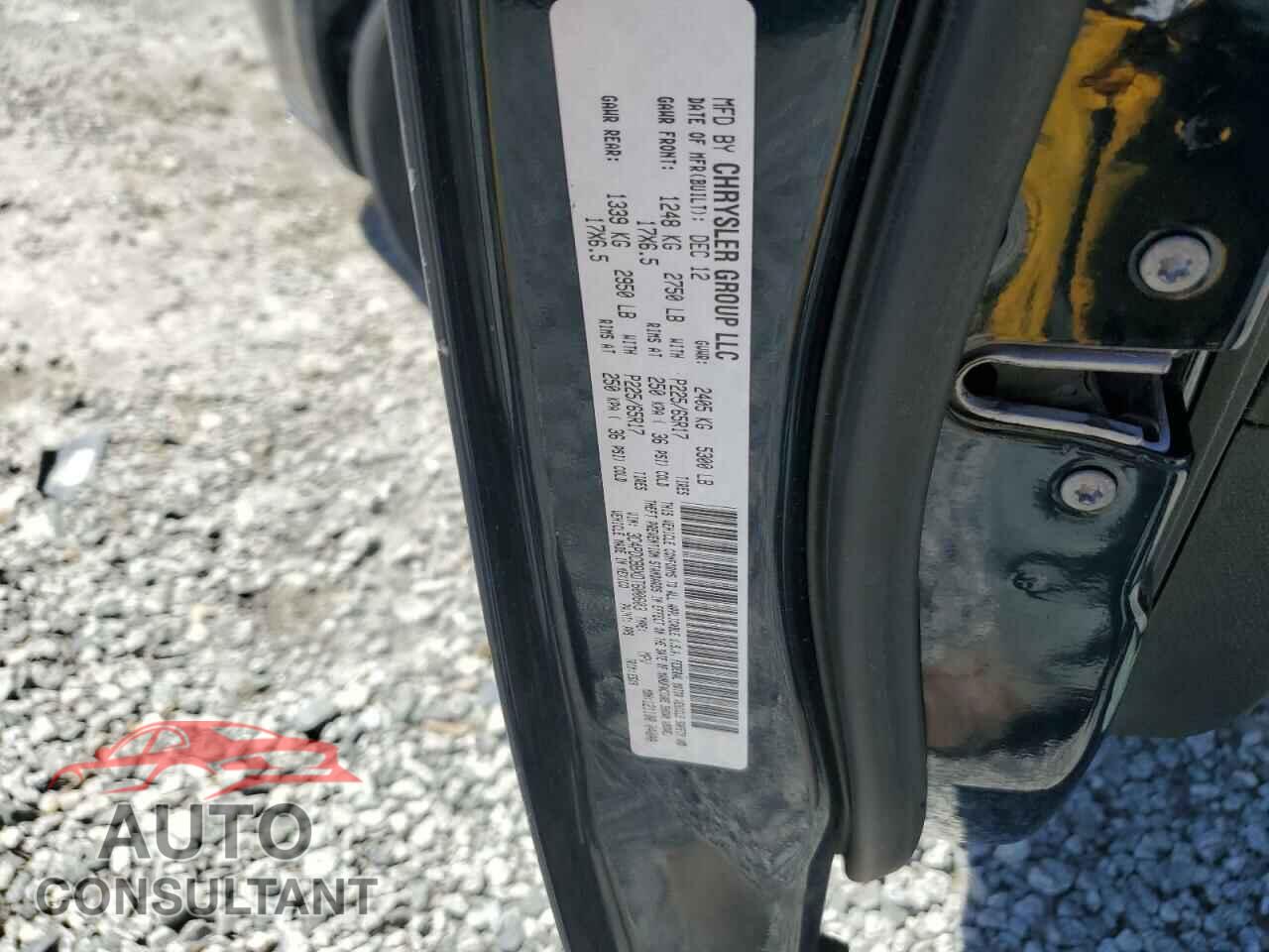 DODGE JOURNEY 2013 - 3C4PDCBBXDT600603