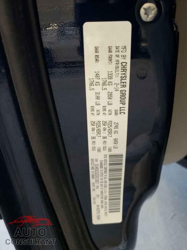 DODGE CARAVAN 2014 - 2C4RDGCG2ER313657