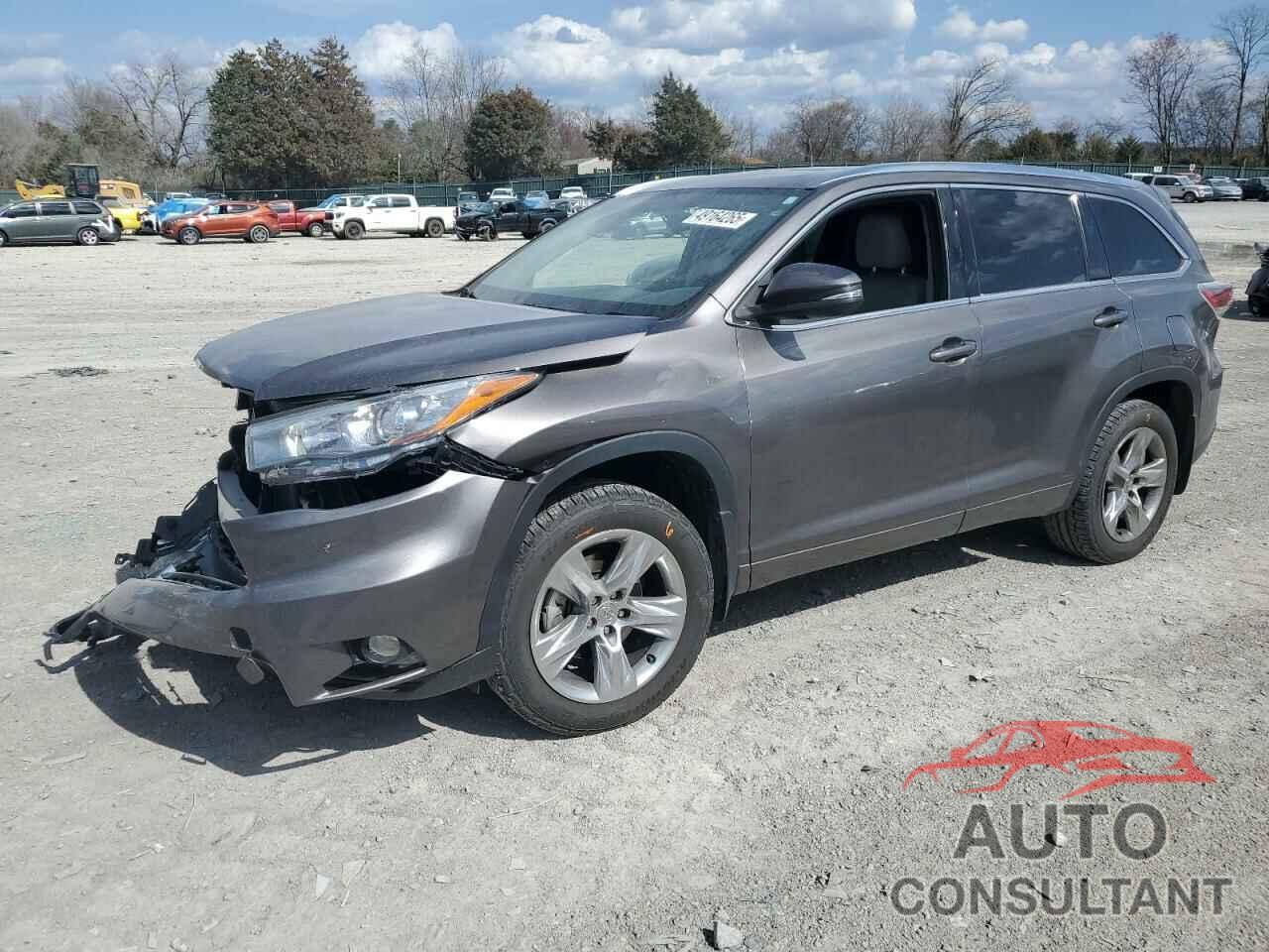 TOYOTA HIGHLANDER 2014 - 5TDDKRFH2ES008327