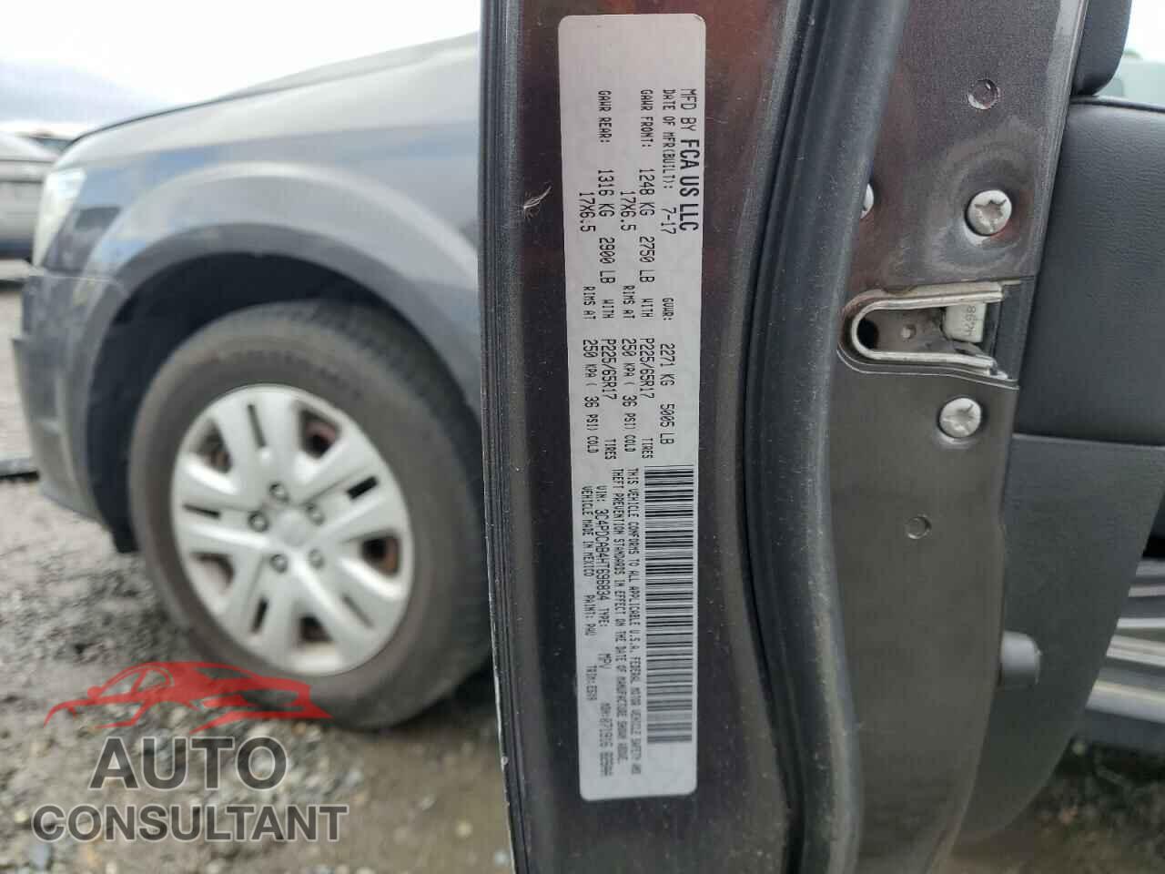 DODGE JOURNEY 2017 - 3C4PDCAB4HT696834