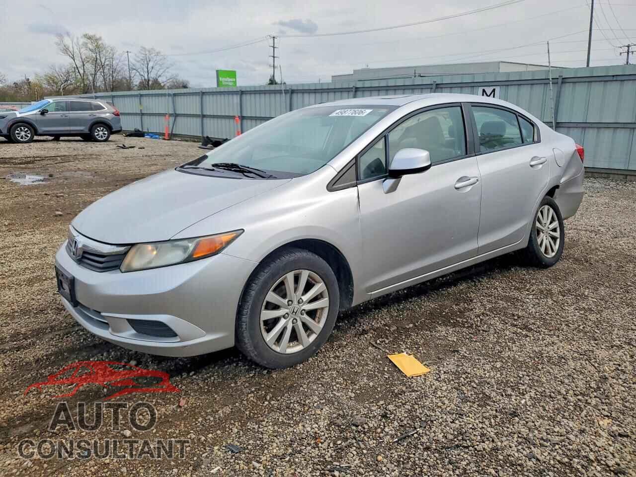 HONDA CIVIC 2012 - 19XFB2F89CE048458