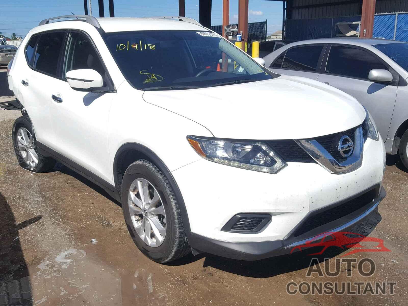 NISSAN ROGUE S 2016 - KNMAT2MT6GP722196