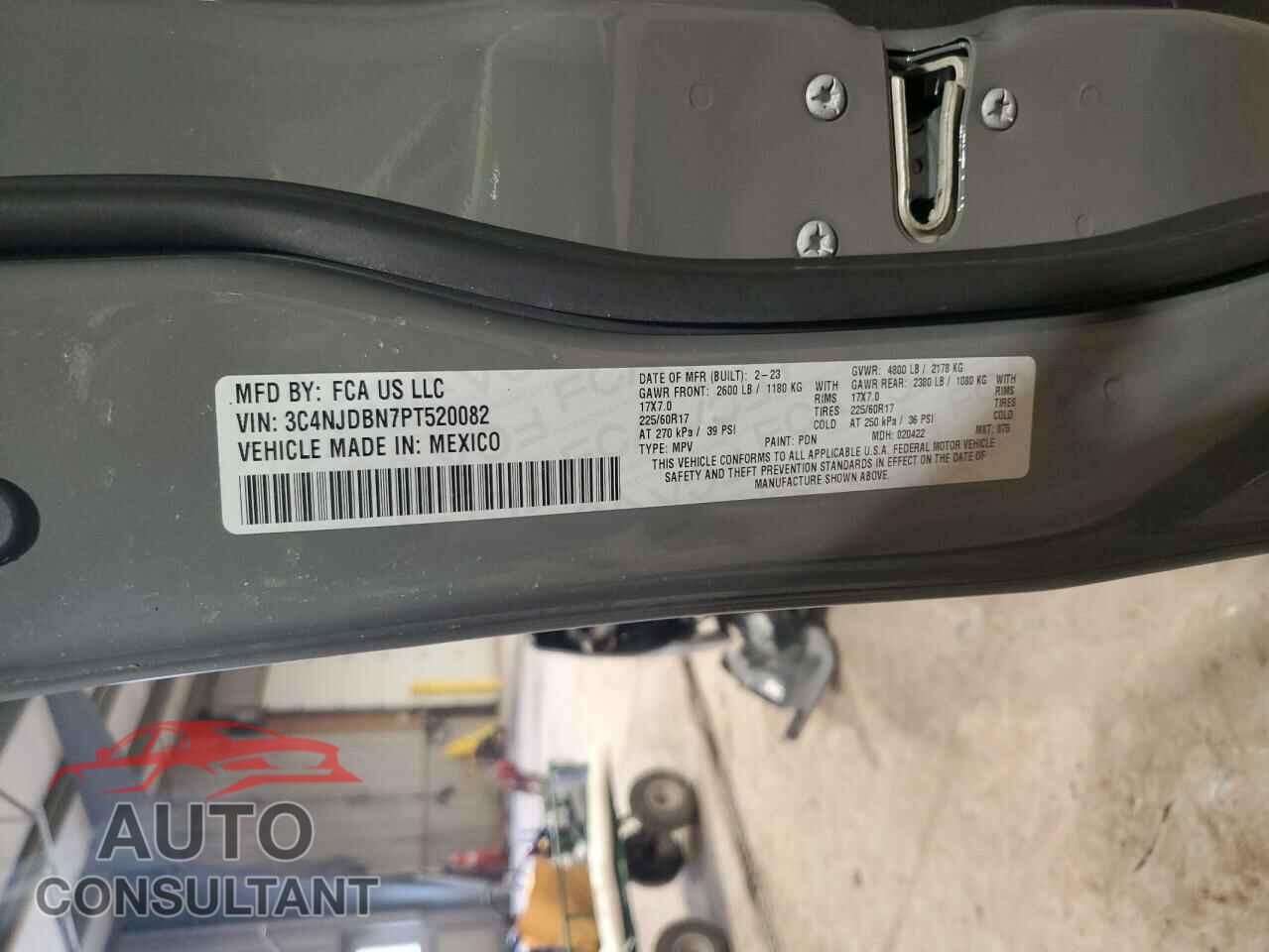 JEEP COMPASS 2023 - 3C4NJDBN7PT520082