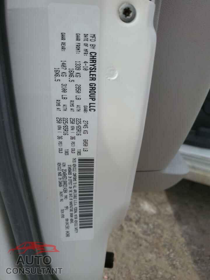 DODGE CARAVAN 2010 - 2D4RN5D18AR314384