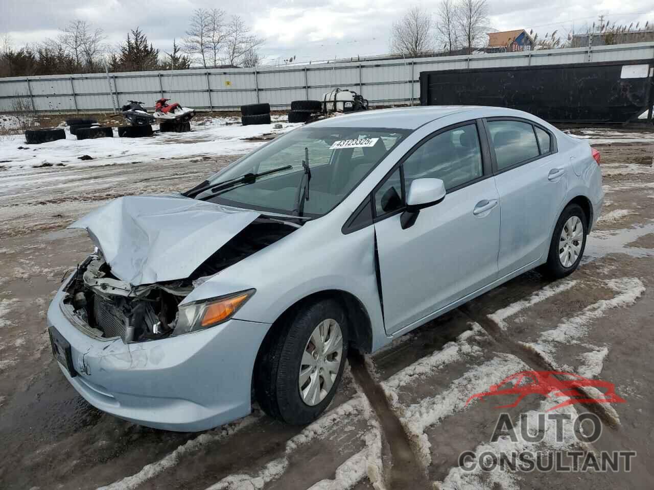 HONDA CIVIC 2012 - 19XFB2F50CE009814