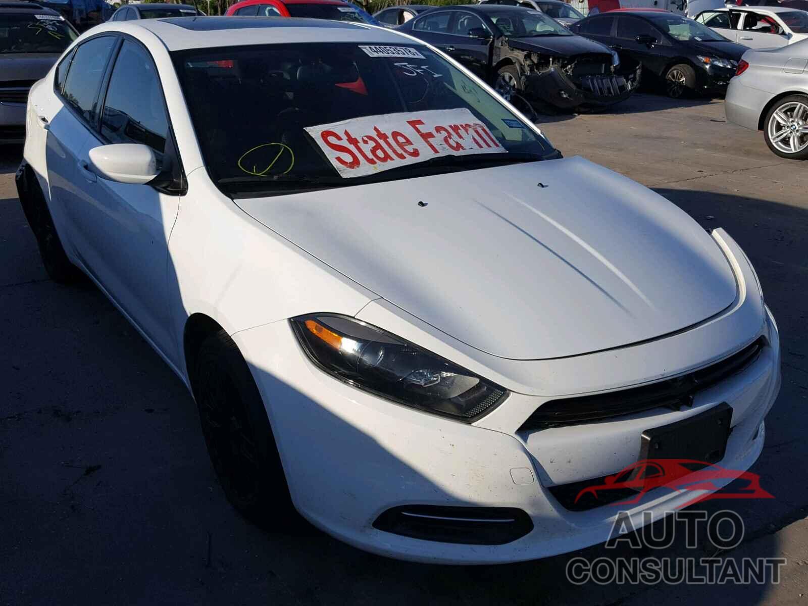 DODGE DART 2015 - 1C3CDFBB8FD407444