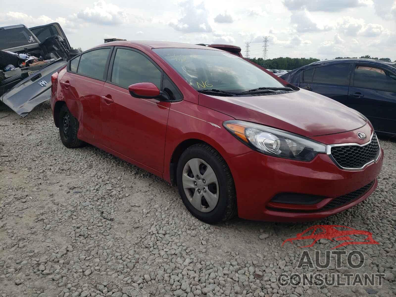 KIA FORTE 2016 - KNAFK4A68G5570384