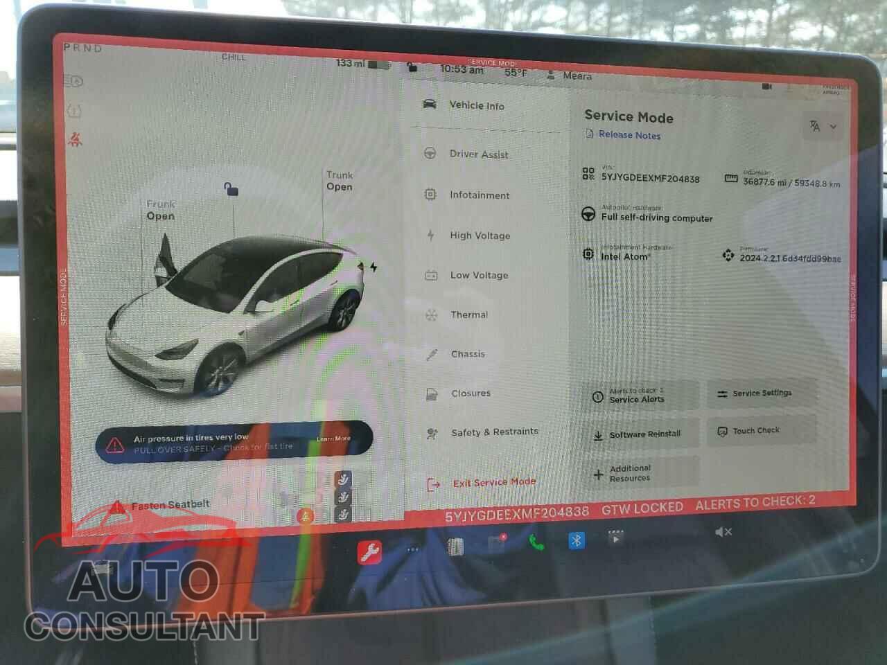 TESLA MODEL Y 2021 - 5YJYGDEEXMF204838