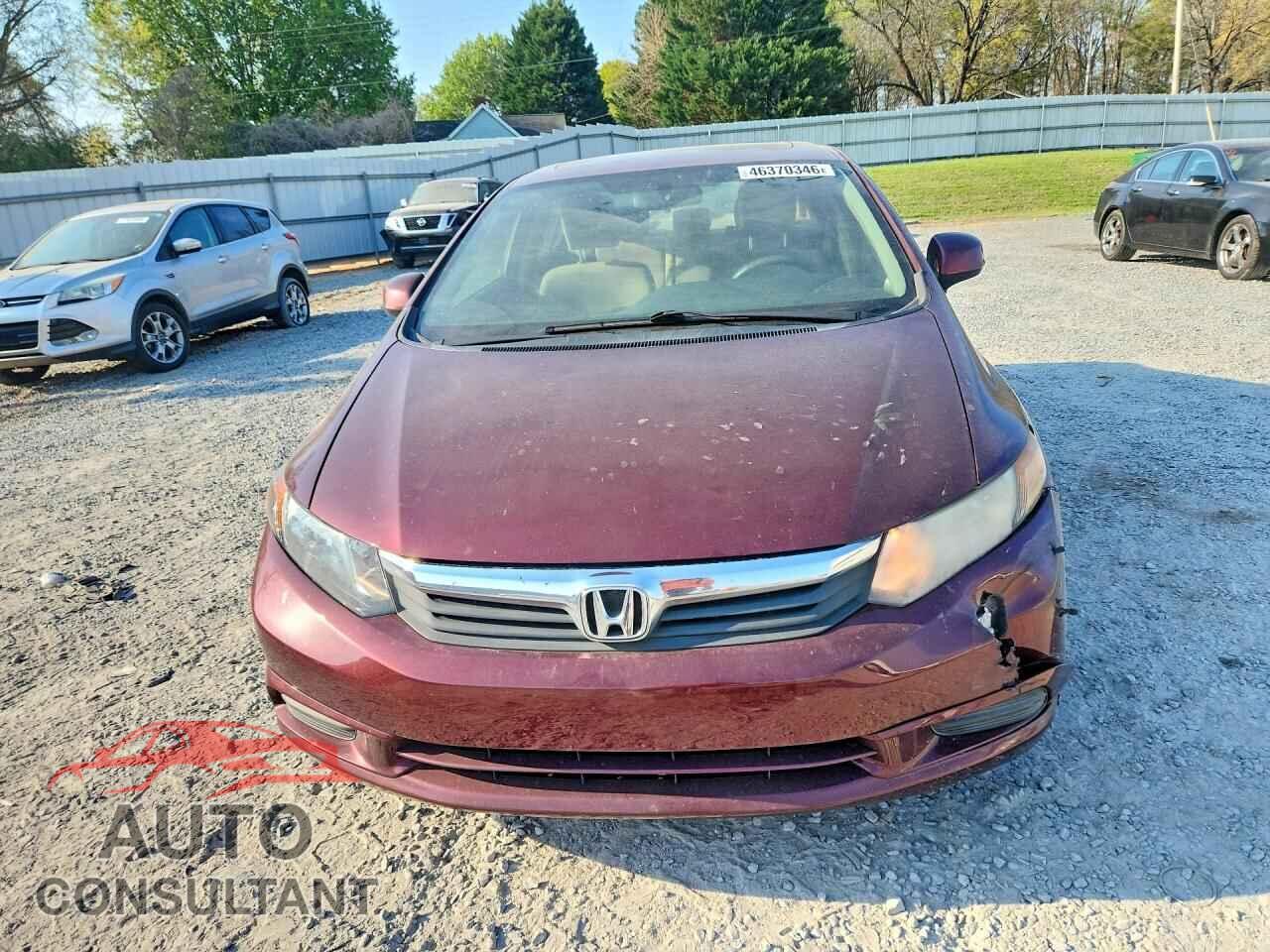 HONDA CIVIC 2012 - JHMFB2F85CS002783