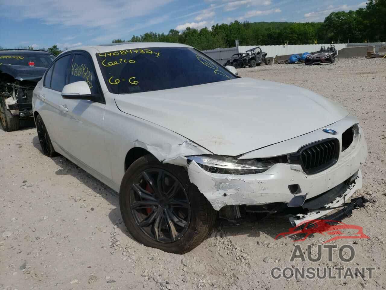 BMW 3 SERIES 2016 - WBA8E3C5XGK500174