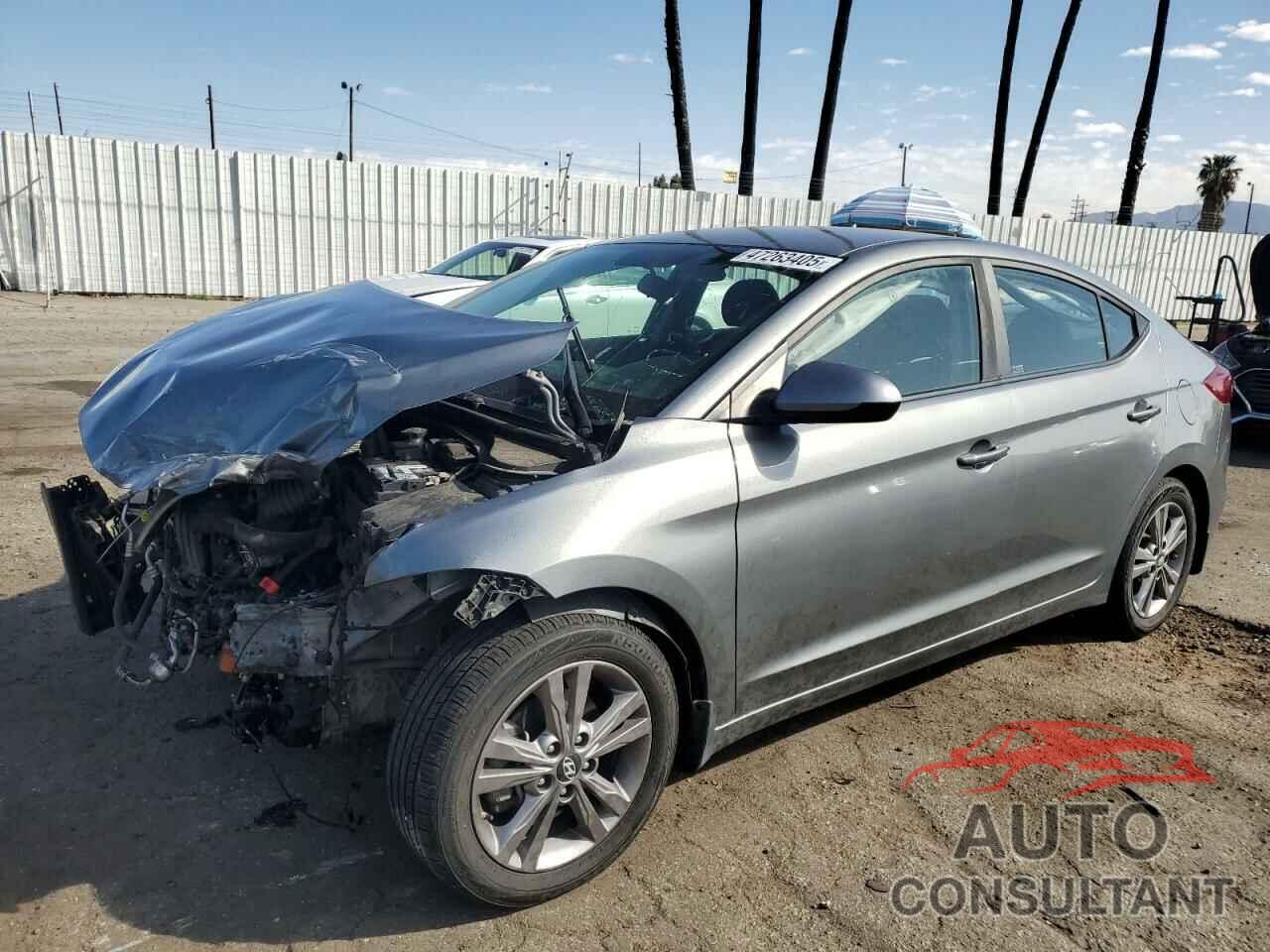 HYUNDAI ELANTRA 2018 - KMHD84LF3JU560215