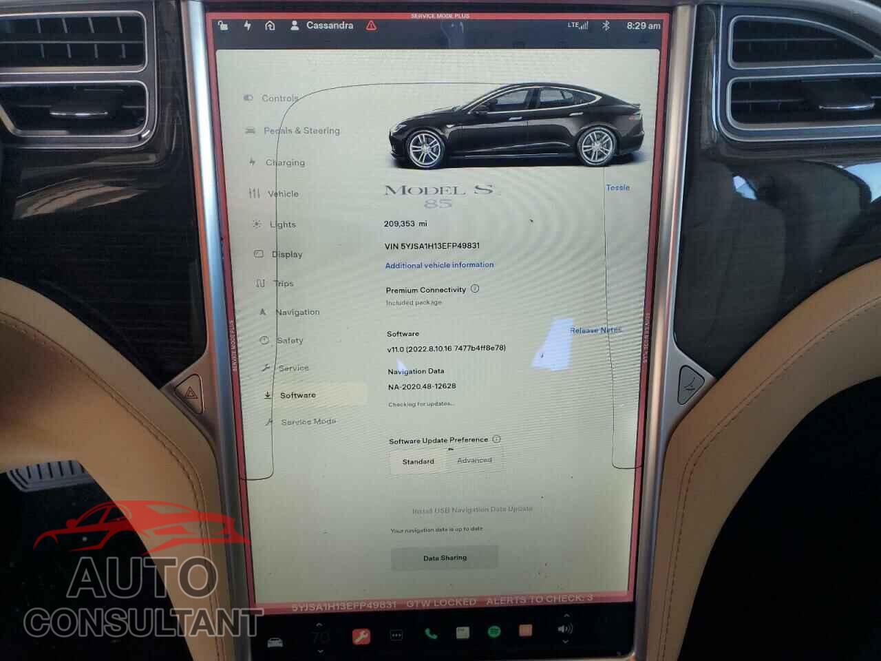TESLA MODEL S 2014 - 5YJSA1H13EFP49831