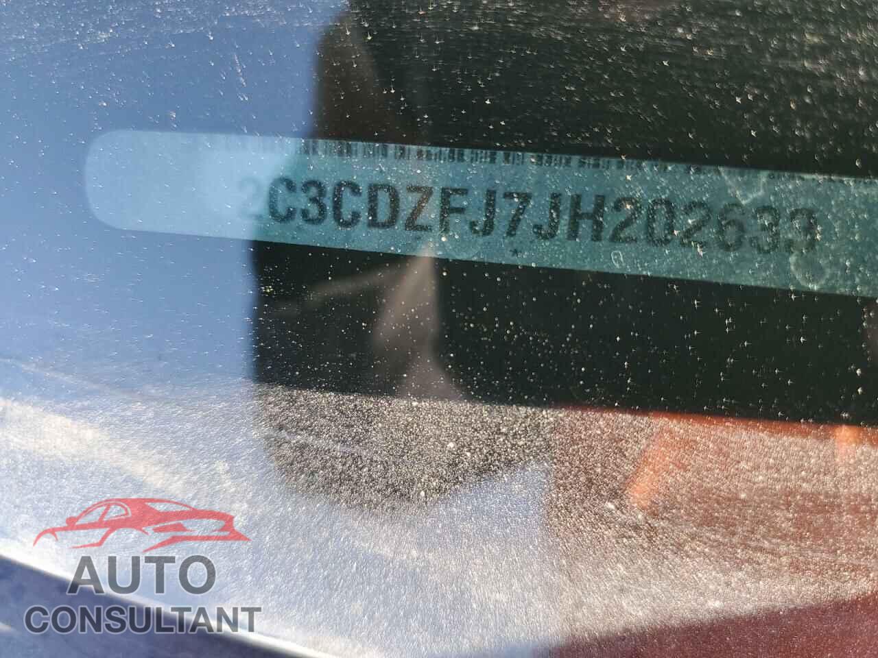 DODGE CHALLENGER 2018 - 2C3CDZFJ7JH202633