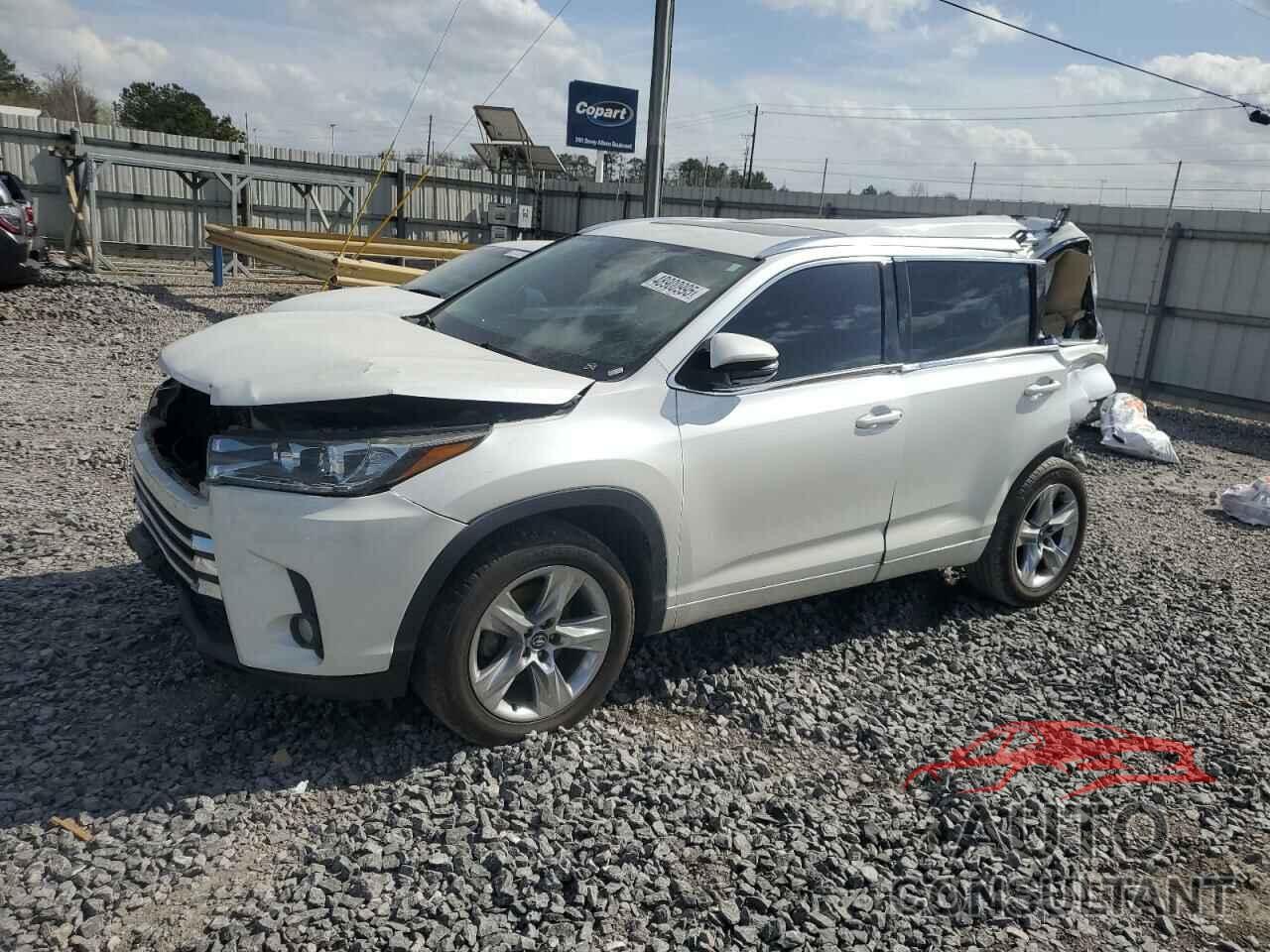 TOYOTA HIGHLANDER 2017 - 5TDYZRFH9HS200605