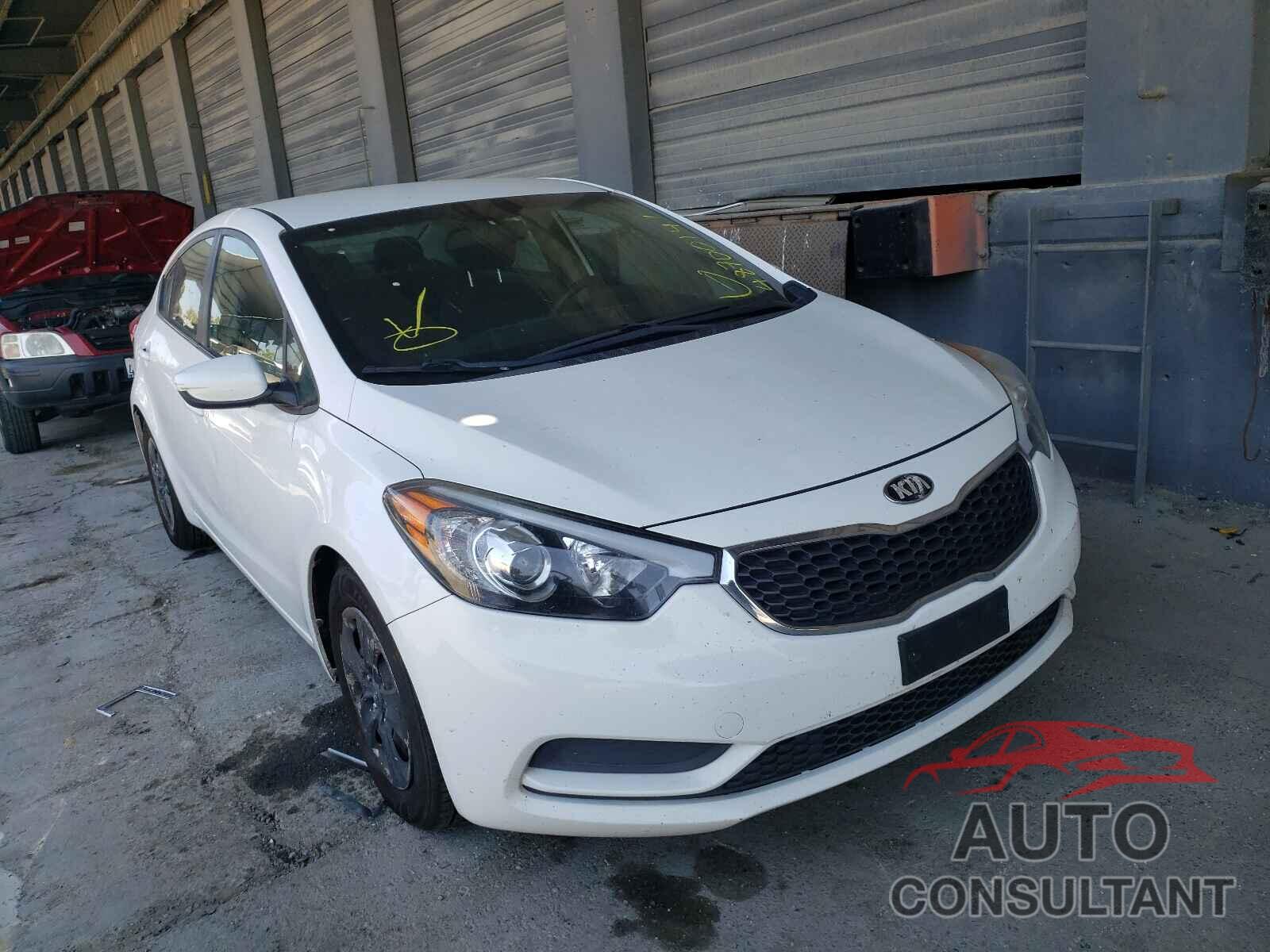 KIA FORTE 2016 - KNAFK4A68G5619745