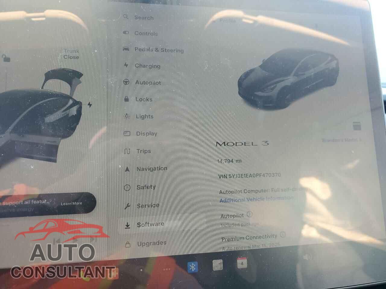 TESLA MODEL 3 2023 - 5YJ3E1EA0PF470370
