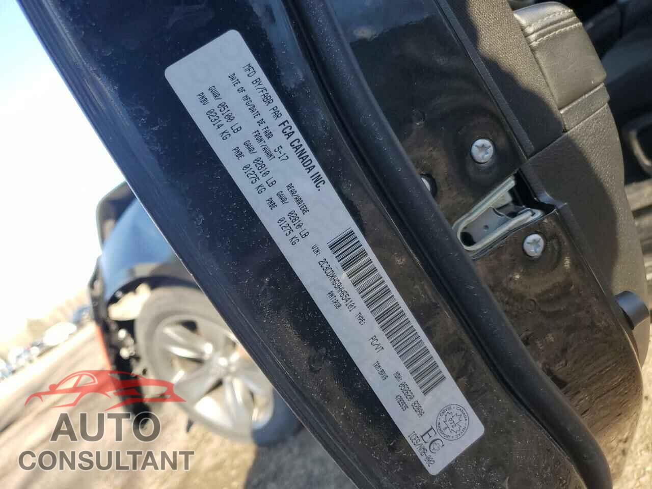 DODGE CHARGER 2017 - 2C3CDXHG9HH654101