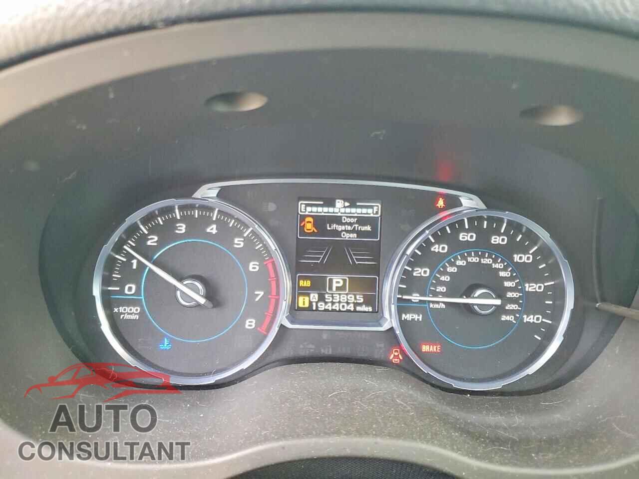 SUBARU FORESTER 2017 - JF2SJAWC5HH584259