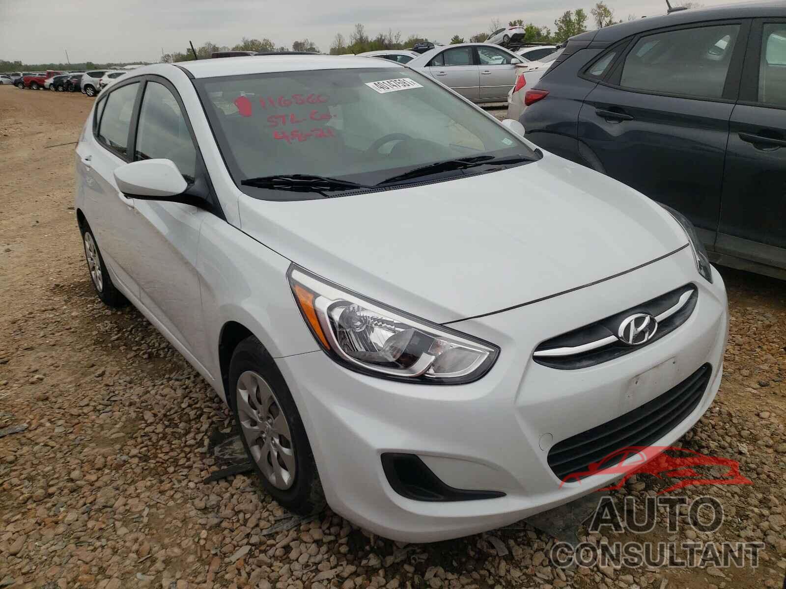 HYUNDAI ACCENT 2017 - KMHCT5AE3HU364005