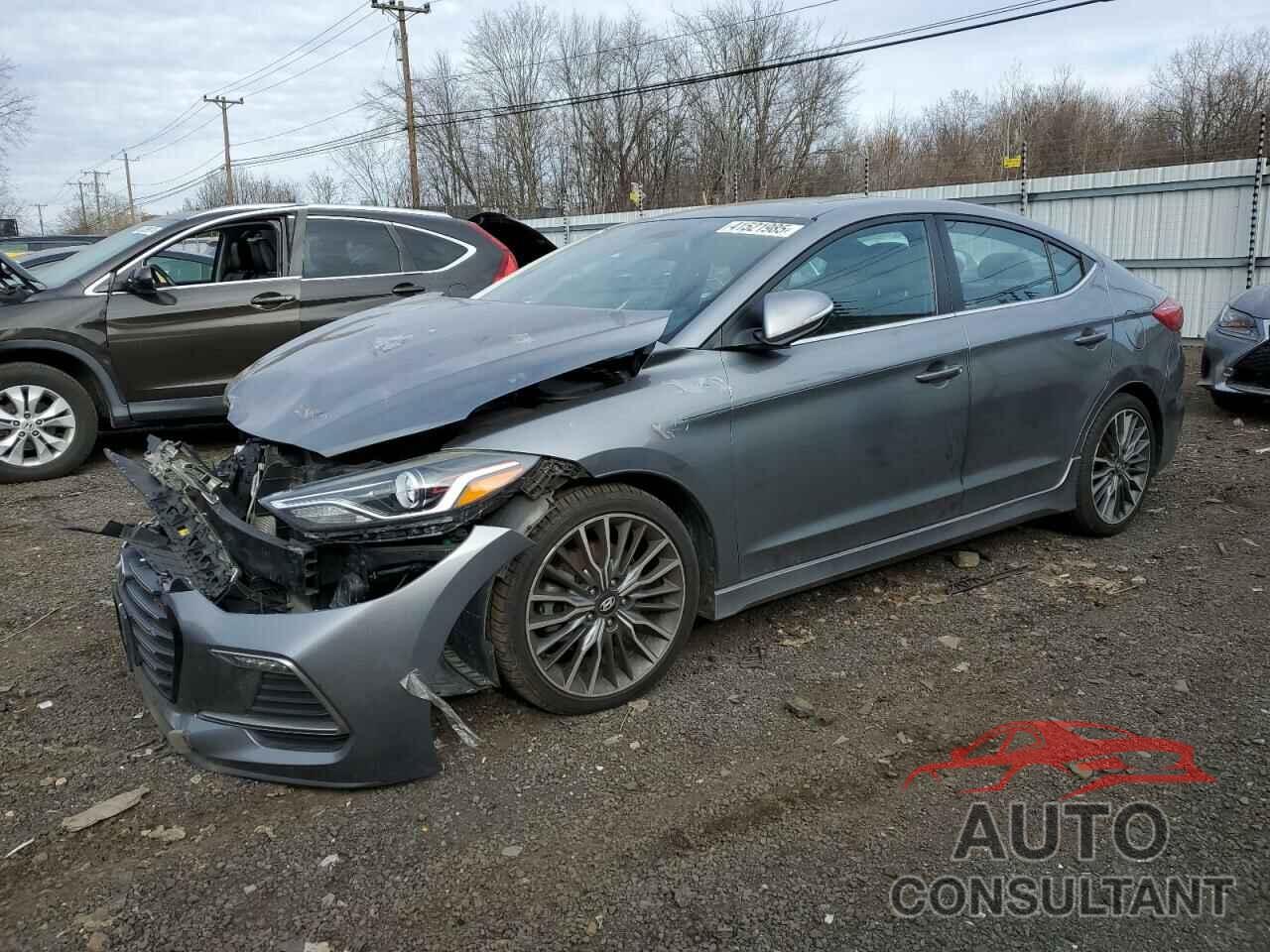 HYUNDAI ELANTRA 2017 - KMHD04LB7HU332393