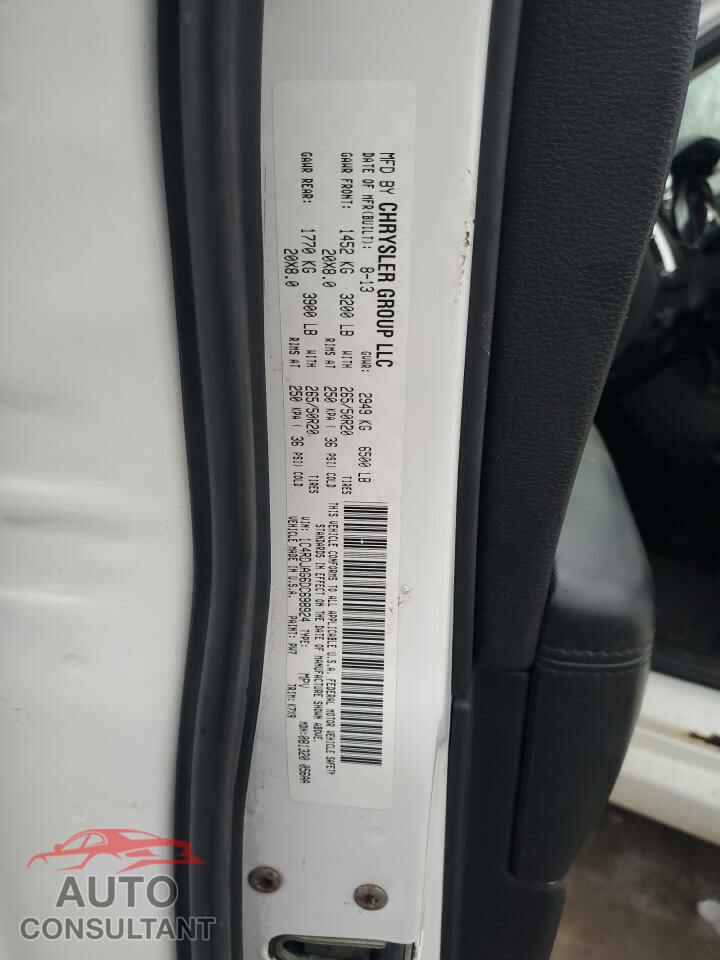 DODGE DURANGO 2013 - 1C4RDJAG6DC698924