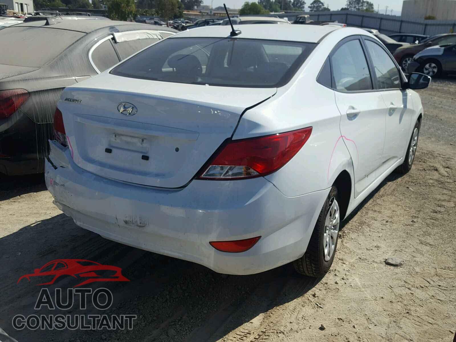 HYUNDAI ACCENT 2016 - KMHCT4AEXGU070285