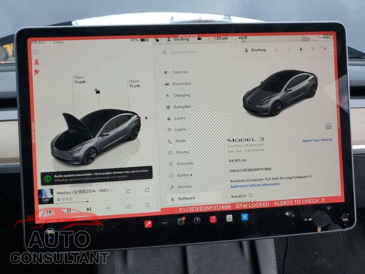 TESLA MODEL 3 2022 - 5YJ3E1EB3NF317486