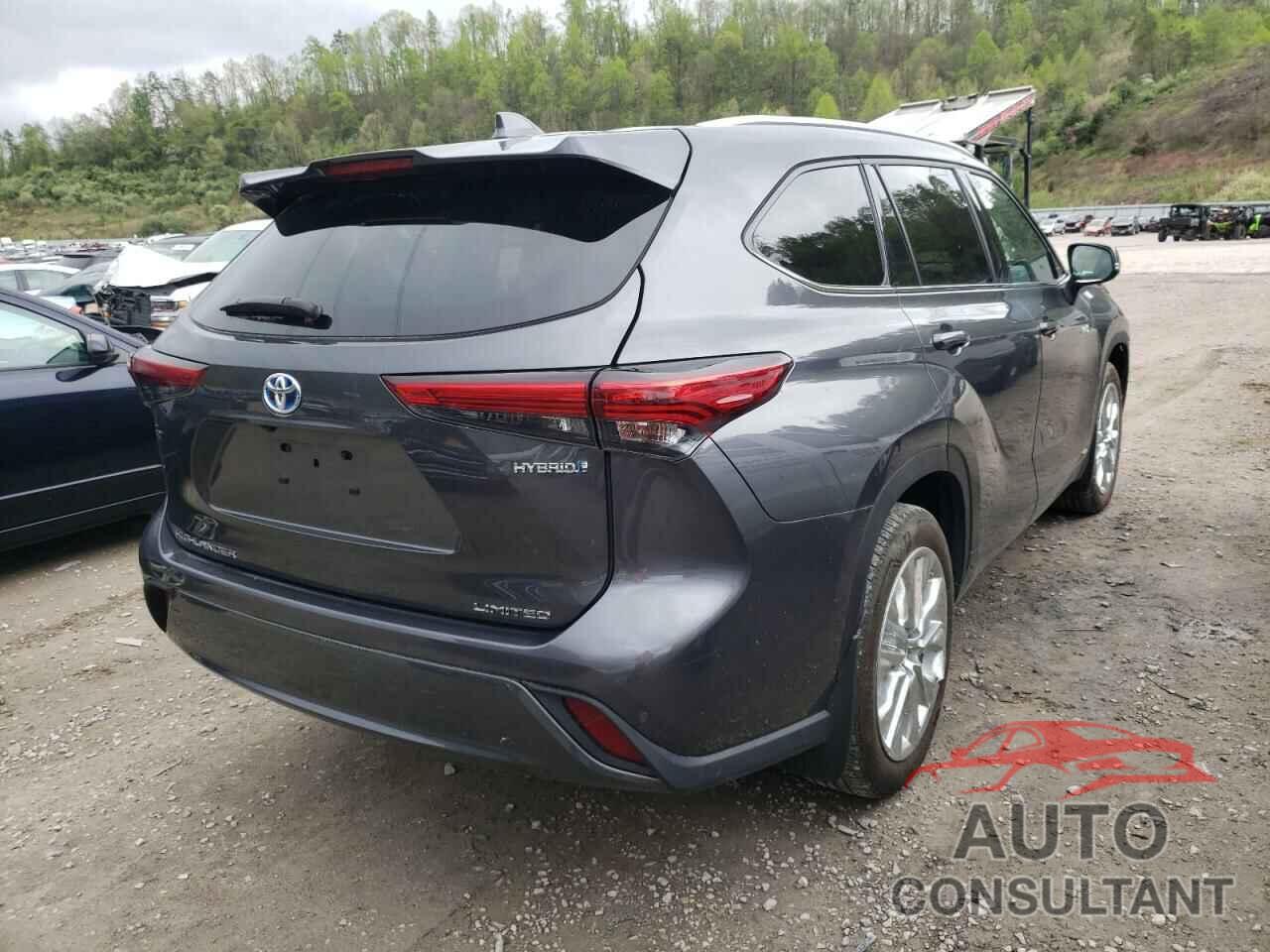 TOYOTA HIGHLANDER 2021 - 5TDXBRCH8MS017100