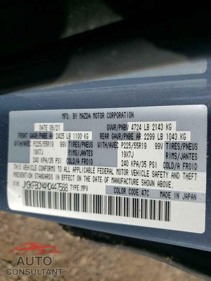 MAZDA CX-5 2021 - JM3KFBCM4M0447588
