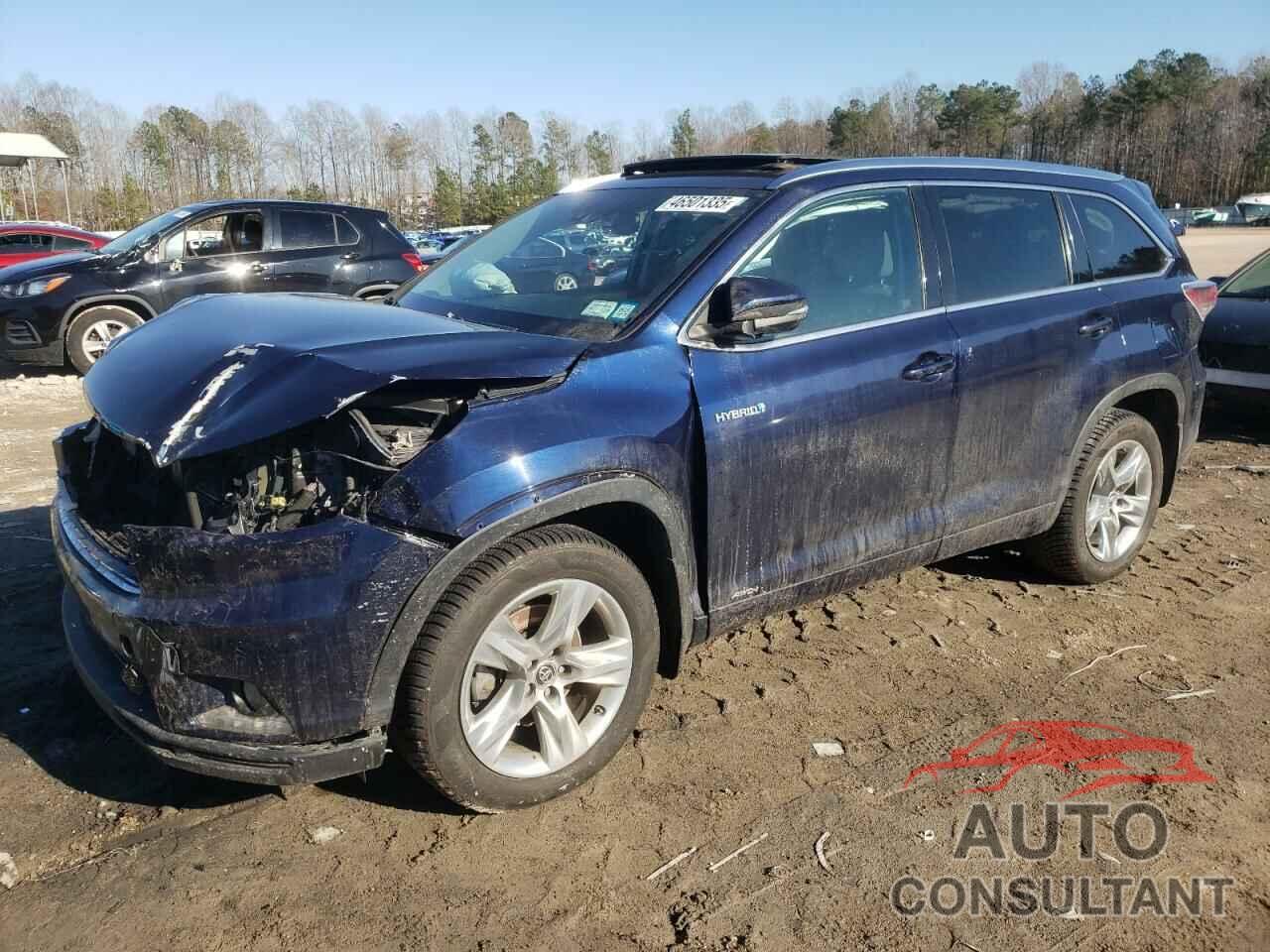 TOYOTA HIGHLANDER 2016 - 5TDDCRFH4GS017367
