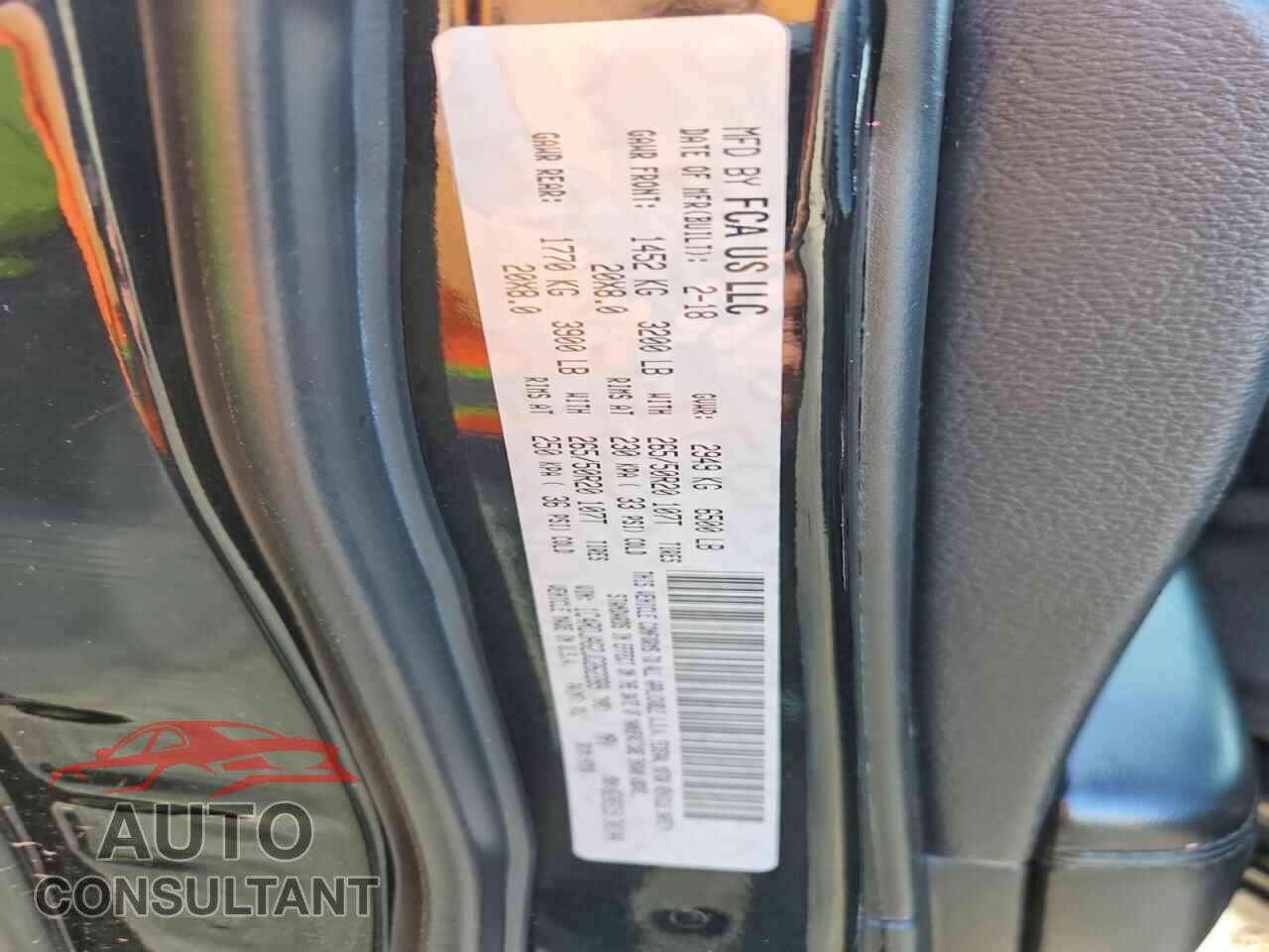 DODGE DURANGO 2018 - 1C4RDJAG2JC262289