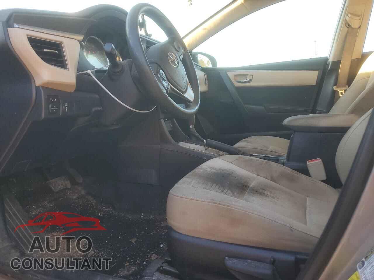 TOYOTA COROLLA 2015 - 2T1BPRHEXFC302256