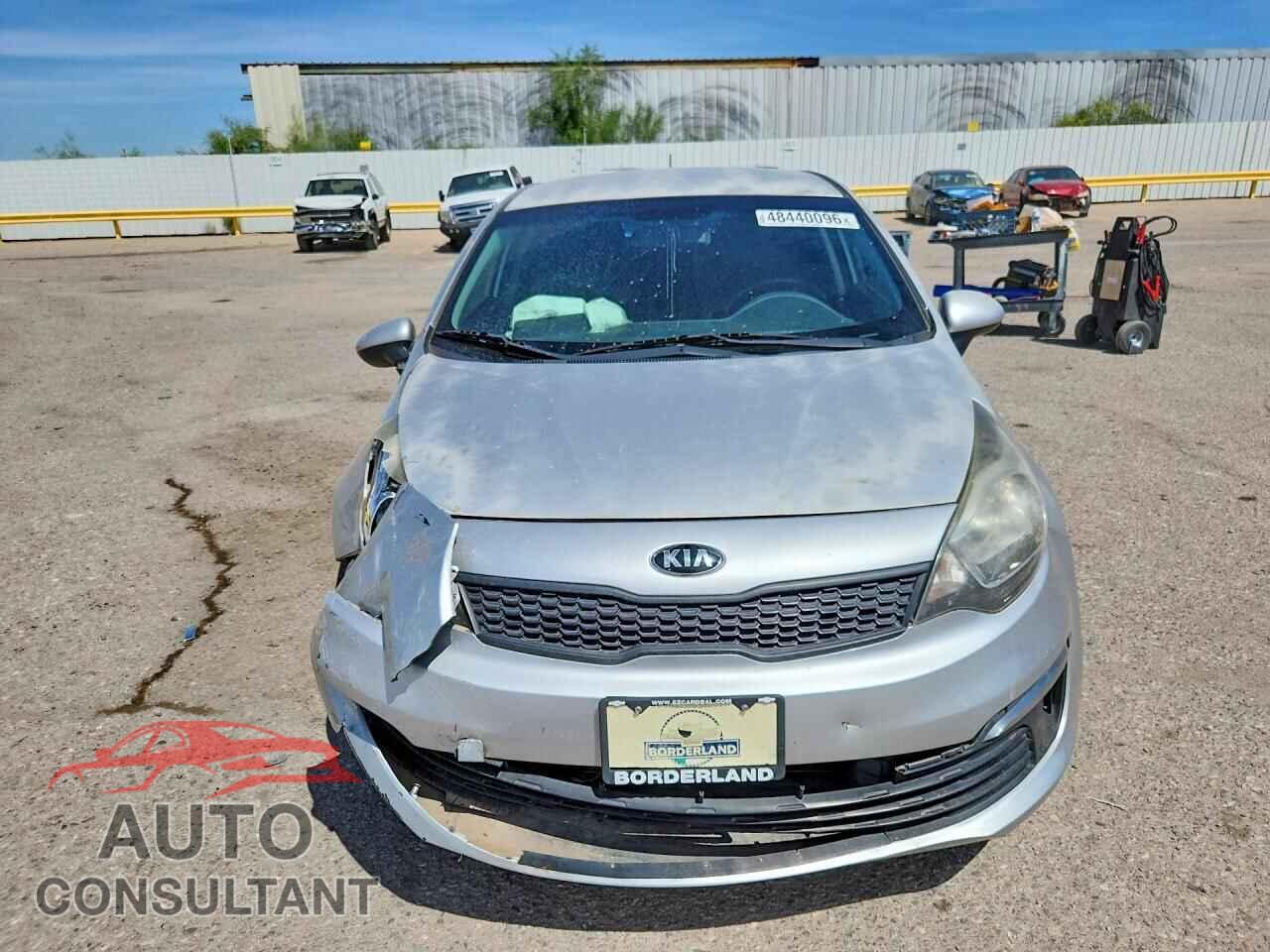 KIA RIO 2016 - KNADM4A30G6558621