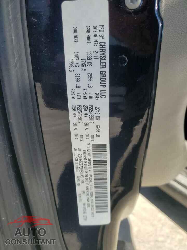 DODGE CARAVAN 2011 - 2D4RN5DG7BR683145