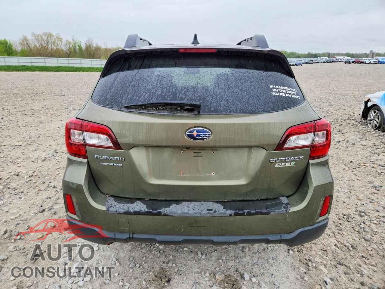 SUBARU OUTBACK 2016 - 4S4BSAEC8G3249985