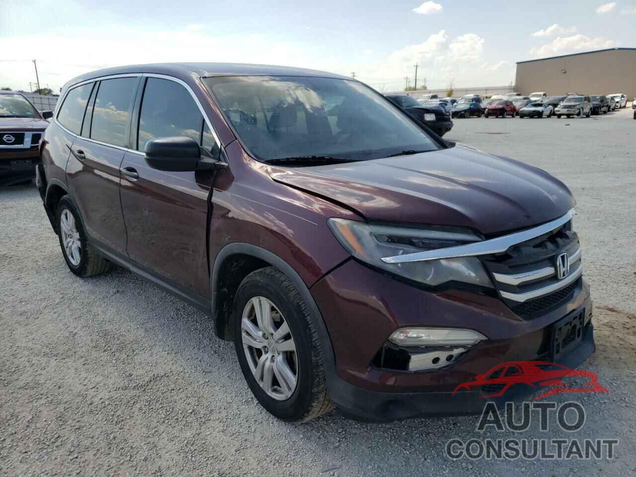 HONDA PILOT 2016 - 5FNYF5H13GB017365