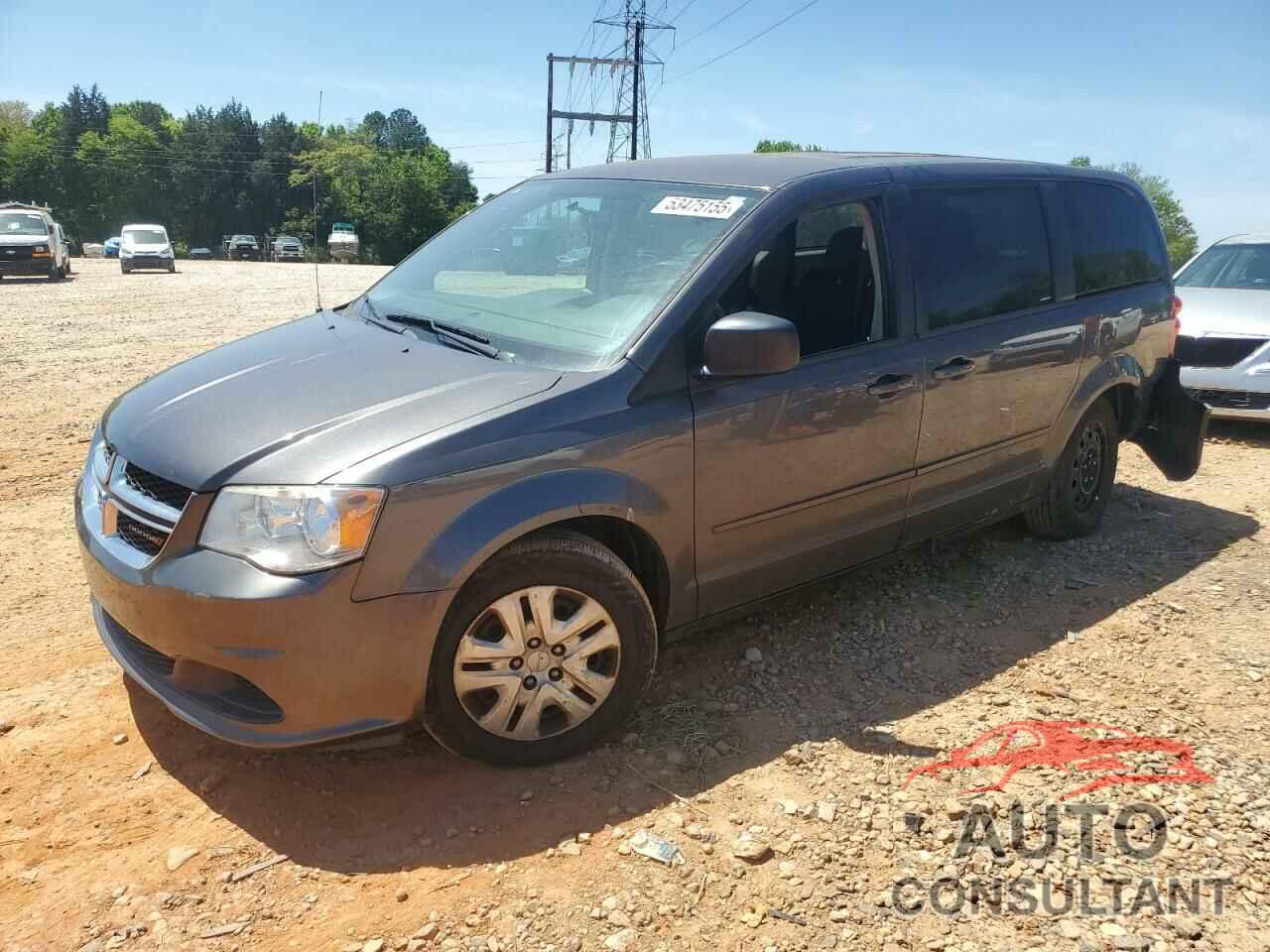 DODGE CARAVAN 2017 - 2C4RDGBG5HR568812