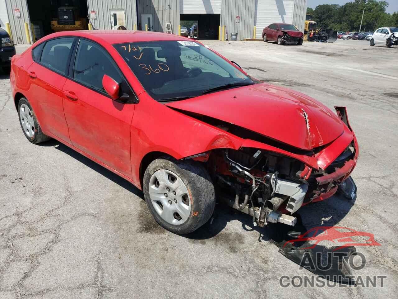 DODGE DART 2016 - 1C3CDFAA8GD679714