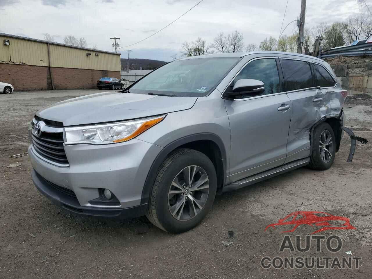 TOYOTA HIGHLANDER 2016 - 5TDJKRFH9GS226481