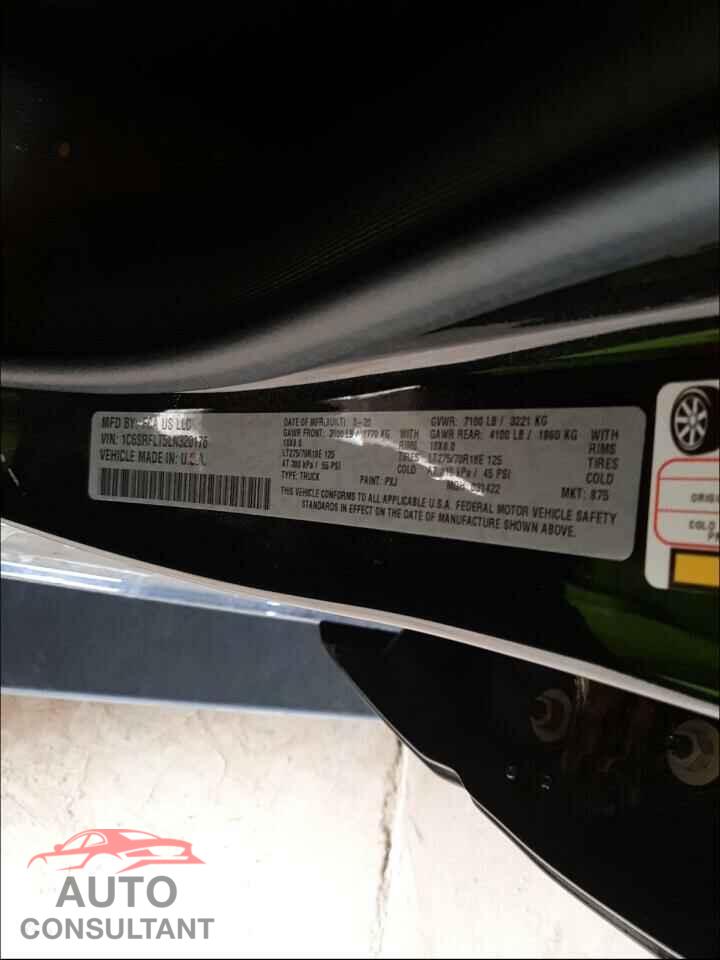 RAM 1500 2020 - 1C6SRFLT5LN320176