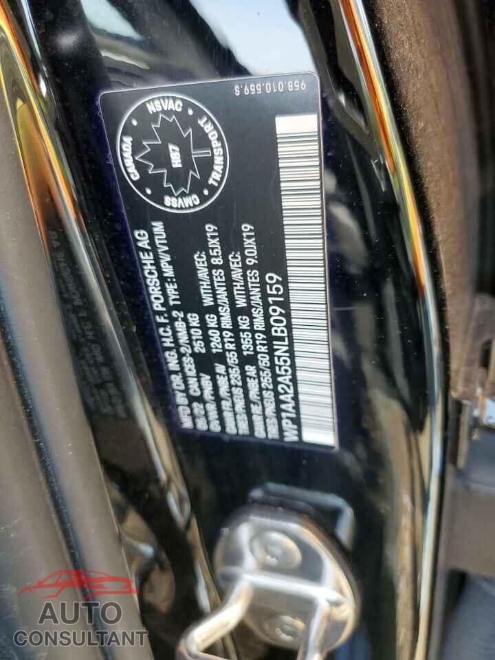 PORSCHE MACAN 2022 - WP1AA2A55NLB09159