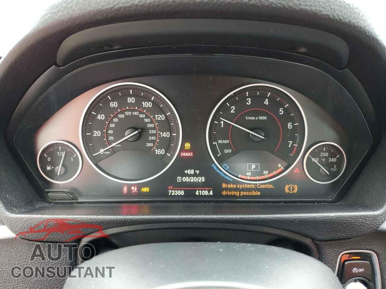 BMW 3 SERIES 2016 - WBA8E3G53GNU03441
