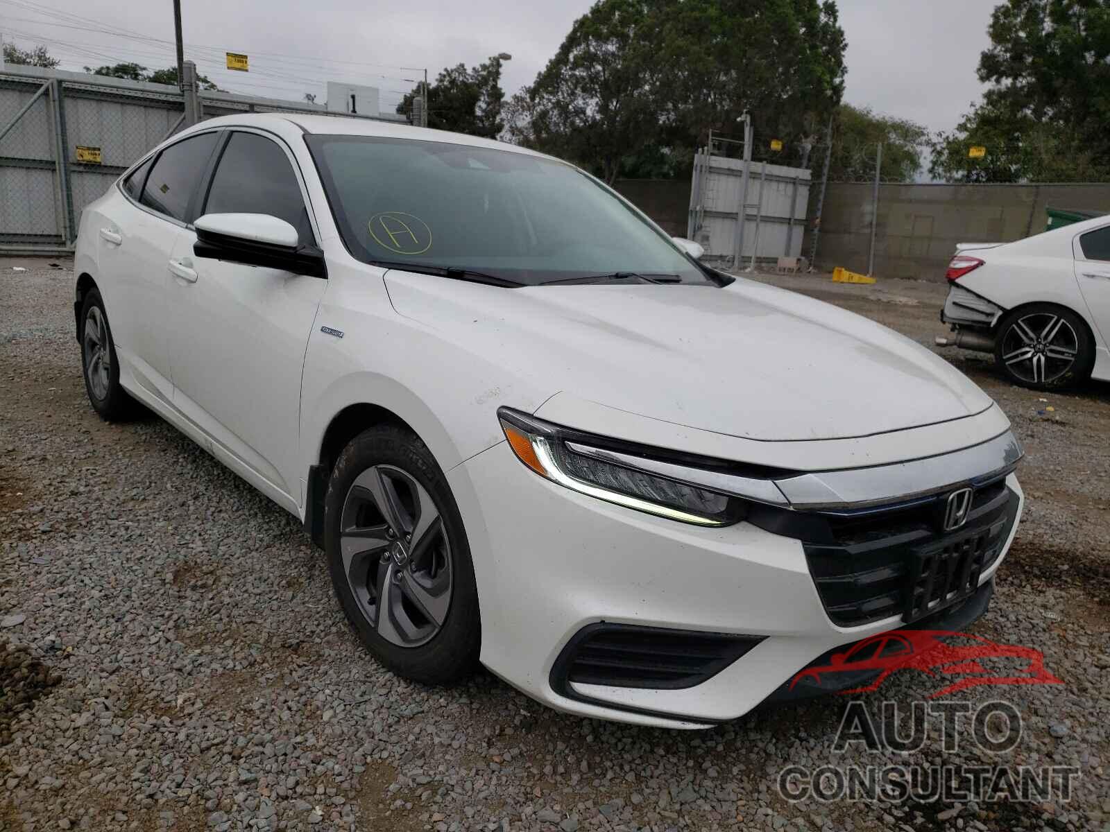 HONDA INSIGHT 2019 - 19XZE4F58KE031509