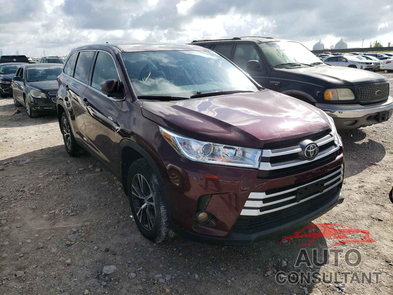 TOYOTA HIGHLANDER 2019 - 5TDZZRFH1KS342149