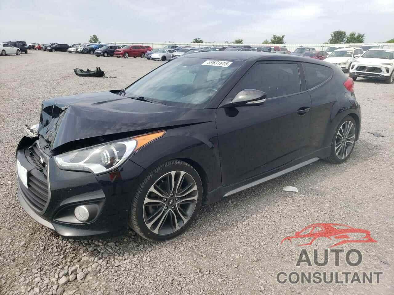 HYUNDAI VELOSTER 2017 - KMHTC6AE3HU313674