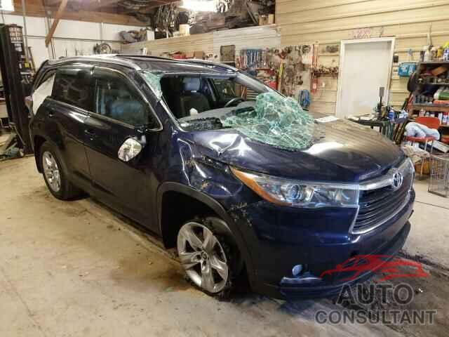 TOYOTA HIGHLANDER 2016 - 5TDDKRFH7GS310862