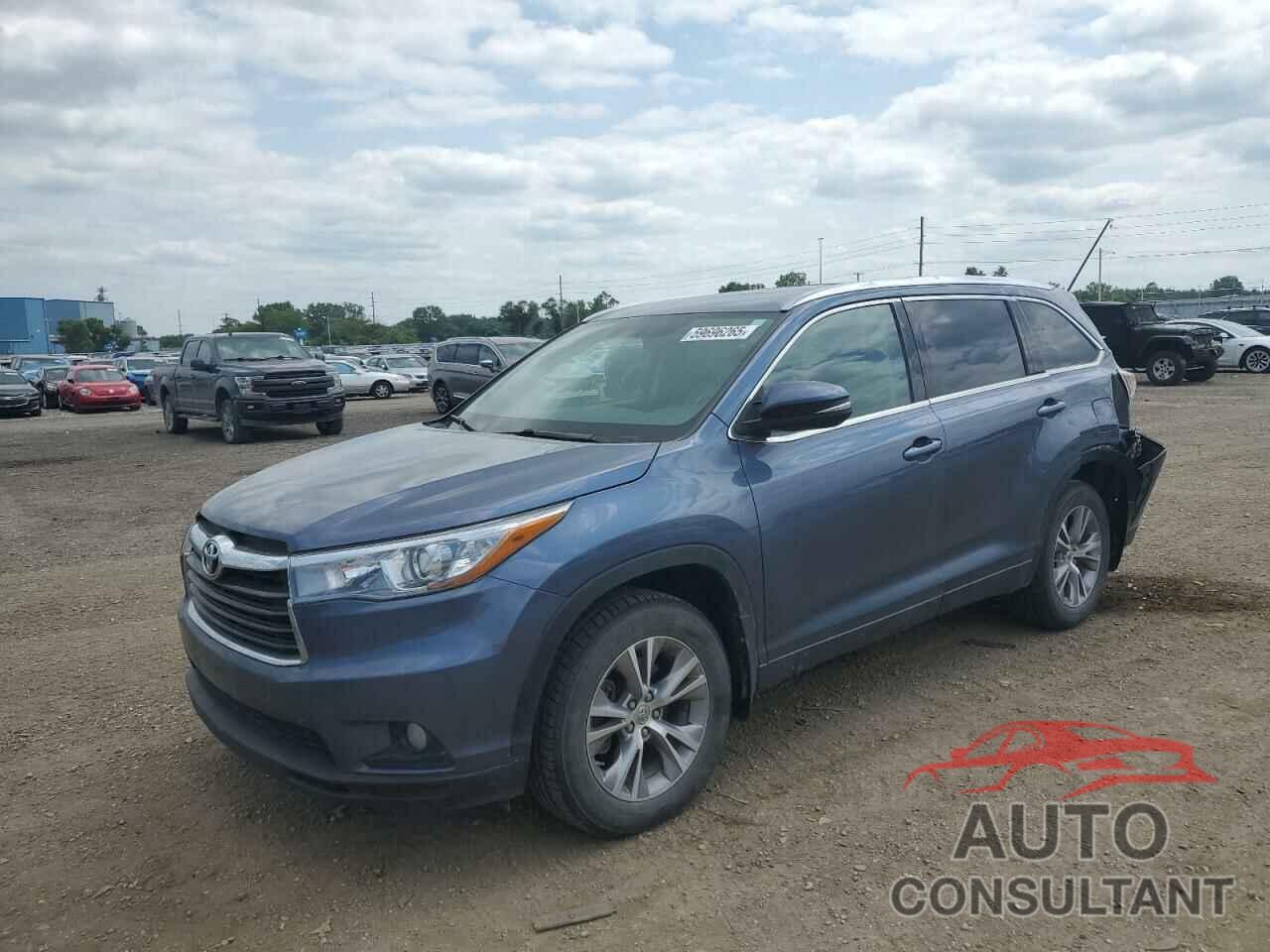 TOYOTA HIGHLANDER 2015 - 5TDJKRFH5FS155083